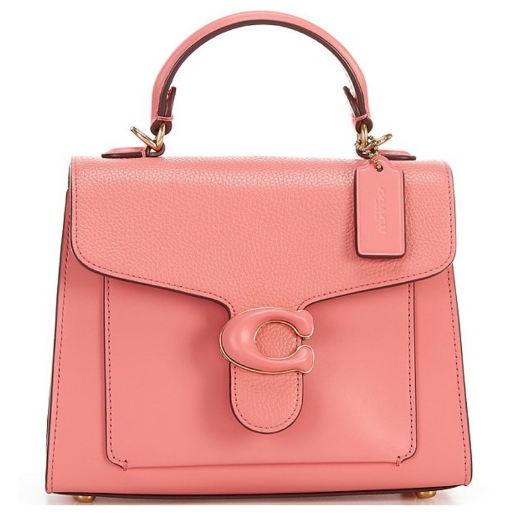 NWT Coach Tabby leather top handle
